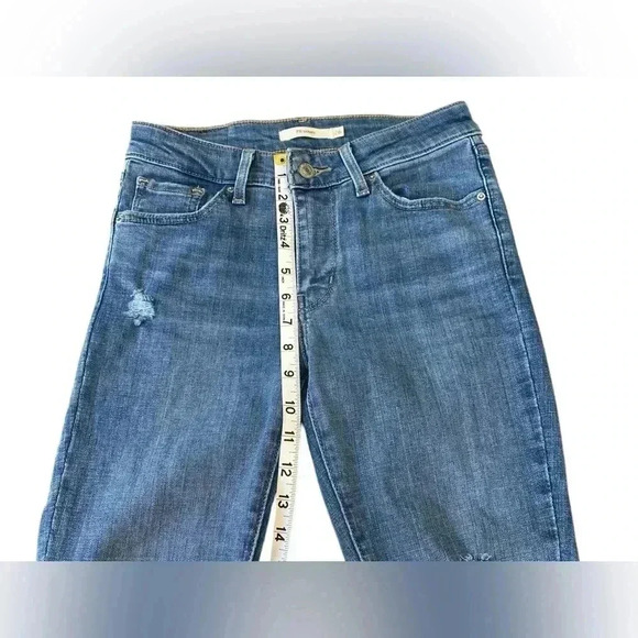 Levi's Women's 711 Skinny Jeans, W26-L30, Blue (Ripped jeans) - Picture 5 of 9